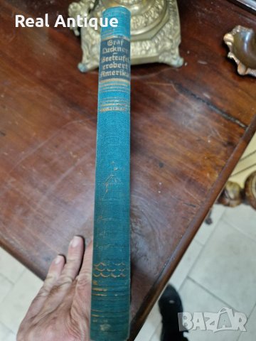 Антикварна немска книга- Морски дявол завладява Америка- 1928 г., снимка 2 - Антикварни и старинни предмети - 39503807