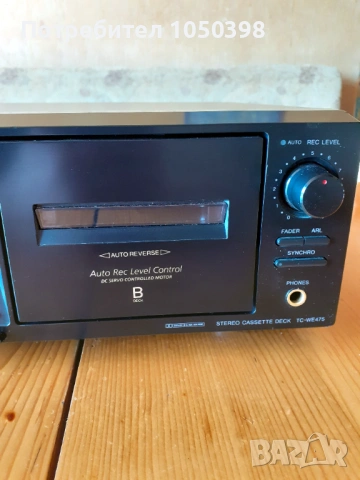 Страхотен дек SONY TC-WE 475 -Двукасетъчен автореверс, снимка 4 - Декове - 53464861