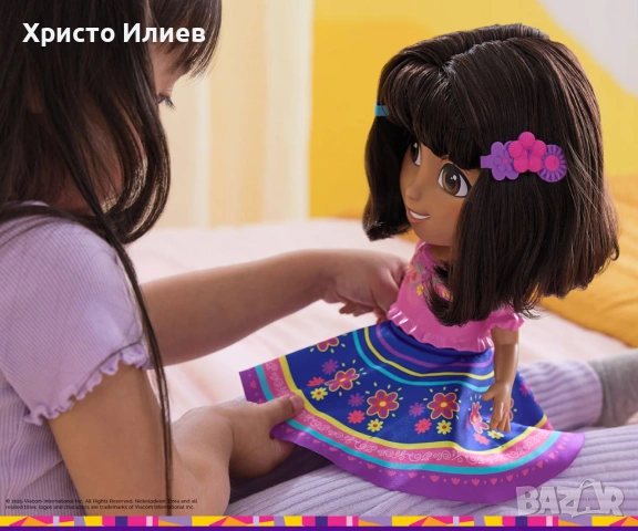 Дора изследователката Интерактивна Колекционерска Танцуваща кукла, снимка 5 - Кукли - 53316995