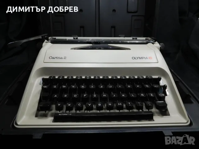 СТАРА РЕТРО ПОРТАТИВНА ПИШЕЩА МАШИНА OLYMPIA CARINA 2, снимка 4 - Антикварни и старинни предмети - 49424856