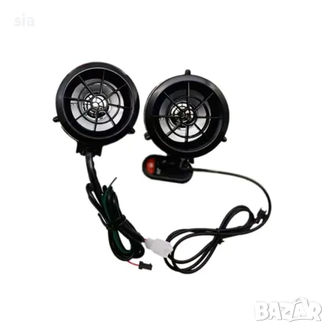 Музика за мотор, скутер, Тонколонки за мотоциклет, Дистанционно управление, FM радио, Bluetooth, снимка 2 - Части - 49657061