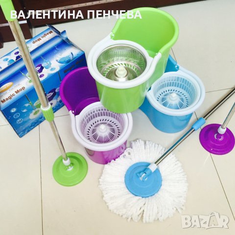 Моп за почистване на под - spin mop 360, снимка 1 - Мопове, кофи, четки и метли - 42155980