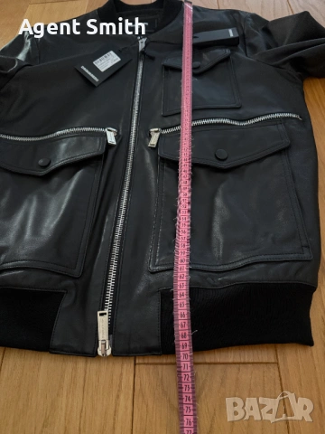Кожено яке Dsquared2, снимка 9 - Якета - 53857340