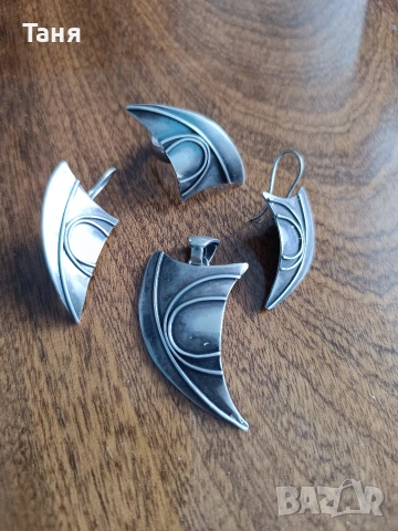 Масивен сребърен комплект , снимка 6 - Бижутерийни комплекти - 53589681