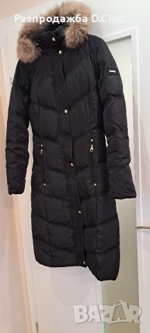 Calvin Klein дамско яке с гъши и естествен косъм на качулката , снимка 7 - Якета - 52650191