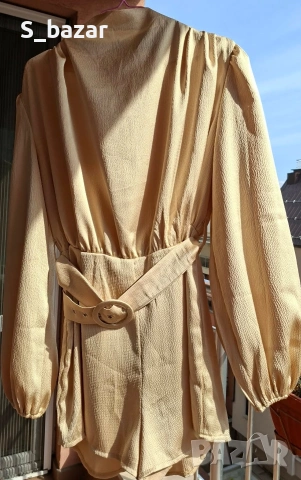 Нов златист гащеризон,р-р 42/М, снимка 3 - Гащеризони - 53756199