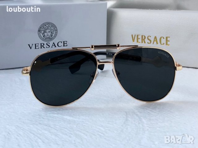 Versace VE2236 мъжки слънчеви очила авиатор унисекс дамски, снимка 9 - Слънчеви и диоптрични очила - 41939999