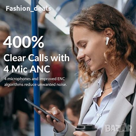 Нови безжични спортни слушалки с калъф за зареждане и шумопотискане, снимка 4 - Bluetooth слушалки - 40170019