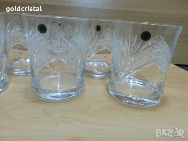 кристални чаши серия Зорница , снимка 6 - Антикварни и старинни предмети - 49427013