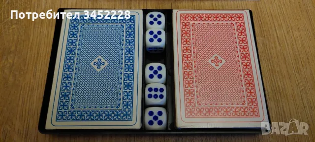 карти за игра и зарове комплект за ценители , снимка 4 - Карти за игра - 49564615