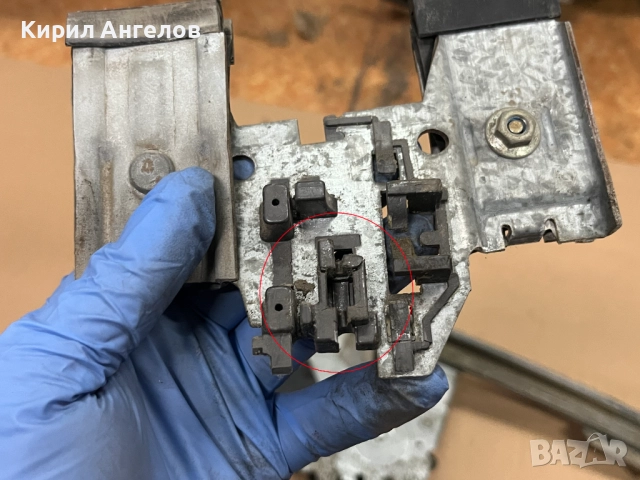 Заден десен механизъм на стъклото за VW Golf 3 , снимка 6 - Части - 52805925