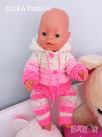 Дрехи за кукли/бебе Борн до 45см., снимка 5 - Кукли - 47688957