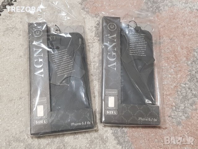 Магнитни кейсове AGNA от естествена кожа за Iphone 6/6S