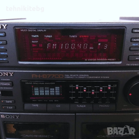 ⭐⭐⭐ SONY FH-B77CD ⭐⭐⭐ Страхотна ретро система със CD плеър, снимка 5 - Аудиосистеми - 44052604