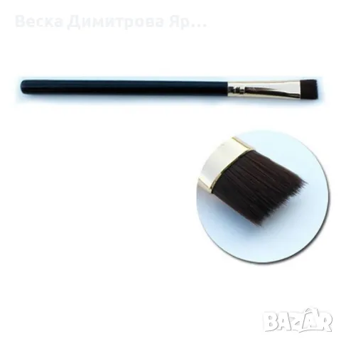 Комплект от девет броя четки за грим в изискана черна чантичка HZS84, снимка 10 - Козметика за лице - 47729465