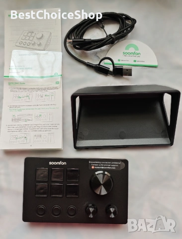 SOOMFON Stream Controller SE Deck с 6 макро бутона, персонализирани LCD бутони – PC/Mac, снимка 2 - Друга електроника - 53625518