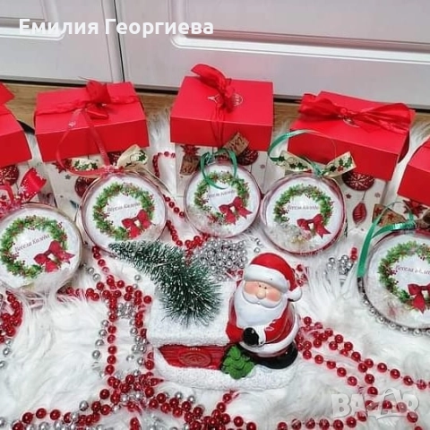 Коледни топки със снимки ♥️, снимка 4 - Коледни подаръци - 52621830