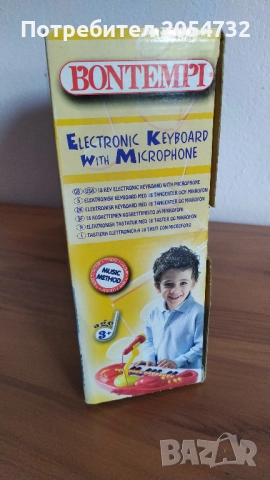 Електронен синтезатор с микрофон - Bontempi, снимка 5 - Музикални играчки - 51745647