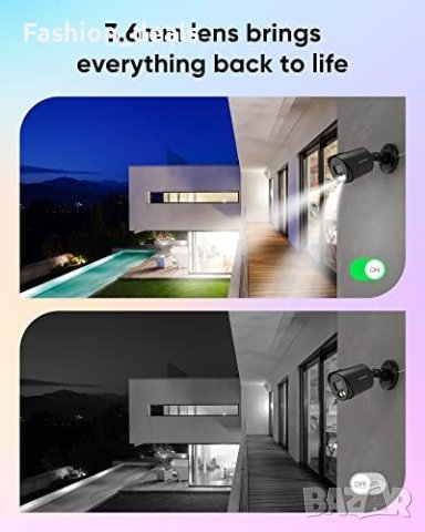 Нови 2бр. камери за сигурност/Нощно виждане видеонаблюдение сигурност, снимка 5 - Други - 41546962