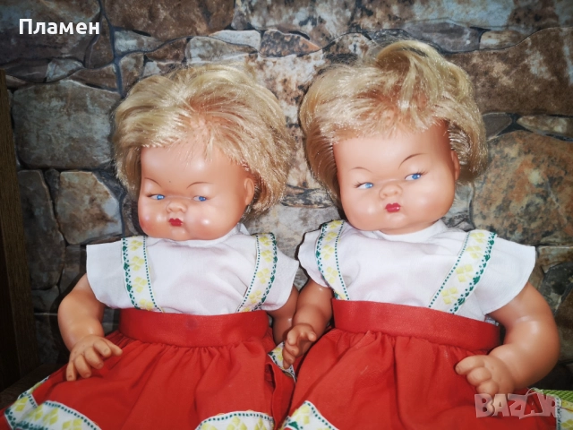 Ретро кукли близначки, снимка 2 - Колекции - 51945193