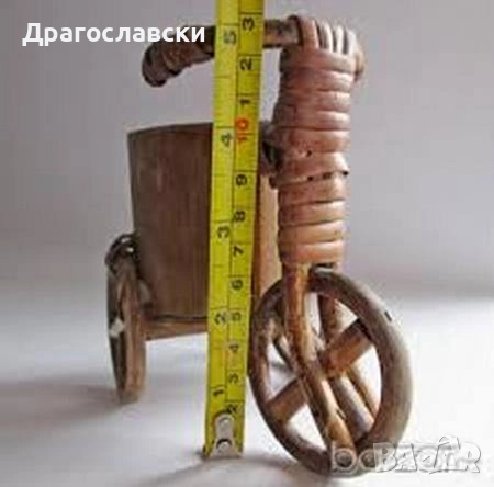 стара дървена стойка   - закачалка с куче, пано, поставка, бухалка, триколка, триколки, снимка 14 - Пана - 29185654