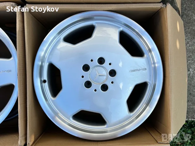 AMG Monoblock АМГ Моноблок 8+9x18 Mercedes Мерцедес r107 w116 w123 w124 r129 w140 w210 r170, снимка 9 - Гуми и джанти - 56076533