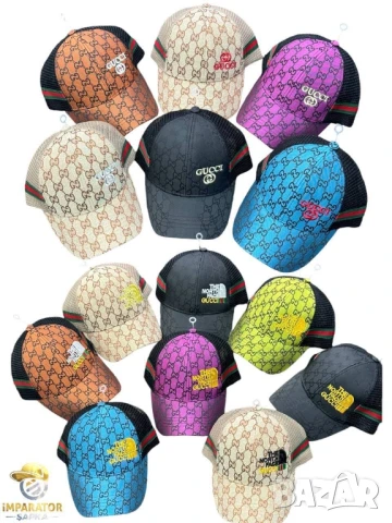 шапки с козирка gucci louis vuitton calvin klein jeans , снимка 18 - Шапки - 50748830