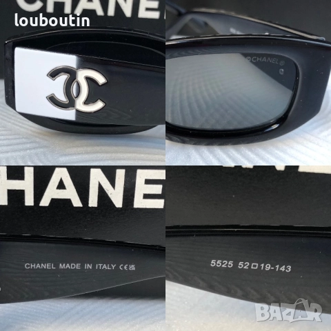 Дамски слънчеви очила елипса овални черно и бяло, снимка 3 - Слънчеви и диоптрични очила - 51703531