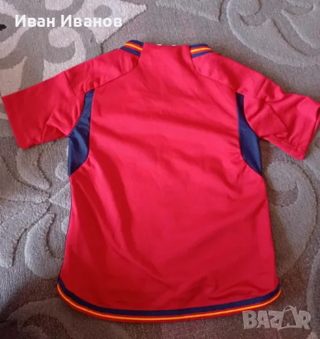 Оригинална детска тениска на Испания - размер 104, снимка 4 - Детски тениски и потници - 47330456