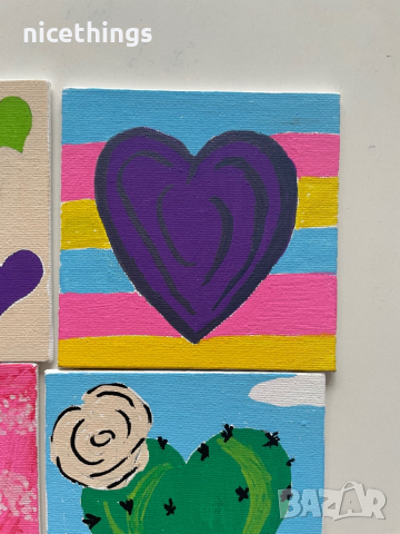 Мини картини 💗, снимка 3 - Картини - 44613514