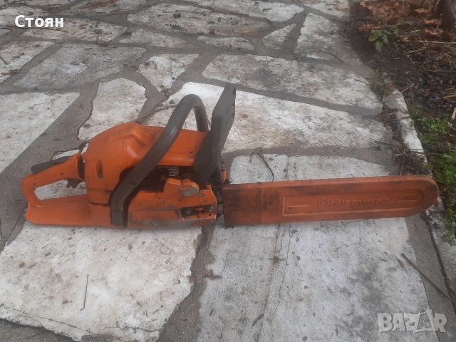 Бензиномоторен трион Хускварна 340, снимка 3 - Градинска техника - 53009904