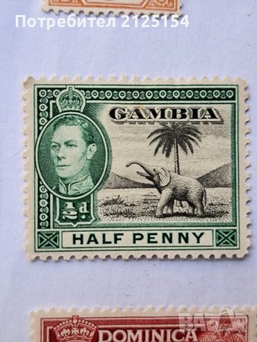 Пощенска марка Замбия, 1937 г.
