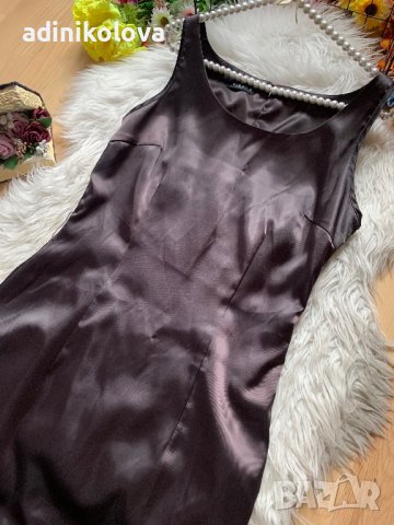 Сатенена рокля VILA, снимка 2 - Рокли - 40647346