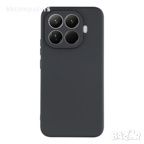 Силиконов кейс iPaky матиран, За Xiaomi 15T Pro, Черен