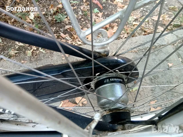ЗАПАЗЕН ВЕЛОСИПЕД STRATOS-ГЕРМАНИЯ 28 ЦОЛА ДАМСКИ АЛУМИН 7 СКОР SRAM S7, снимка 12 - Велосипеди - 55780110