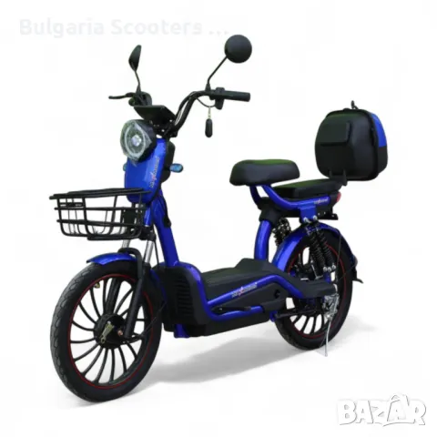 Електрически Мотопед MaxMotors EBZ 20 1200W/60V/20Ah - BLUE