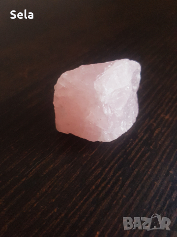 Естествен, нешлифован розов кварц друза, снимка 3 - Други ценни предмети - 36311760