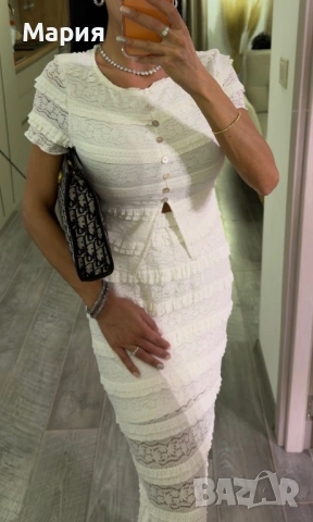 Сет пола и блуза с дантела, снимка 2 - Комплекти - 53128673
