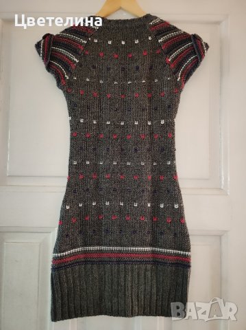 Дамска туника от акрил в сиво размер S цена 45 лв., снимка 2 - Туники - 42639562