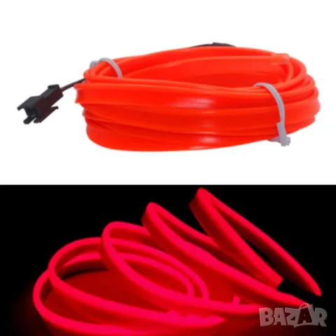 Червена интериорна LED лента 2 метра 12V