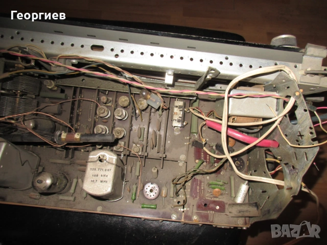 Лампово радио    лира , снимка 3 - Антикварни и старинни предмети - 53208148