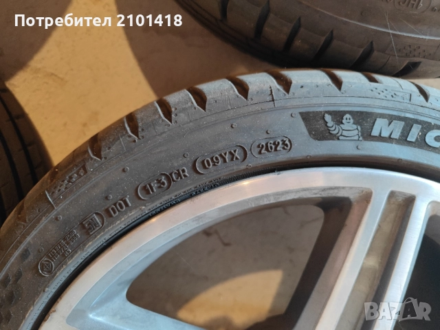 Джанти с гуми за Мерцедес спорт пакет 18 цола, снимка 4 - Гуми и джанти - 51686158