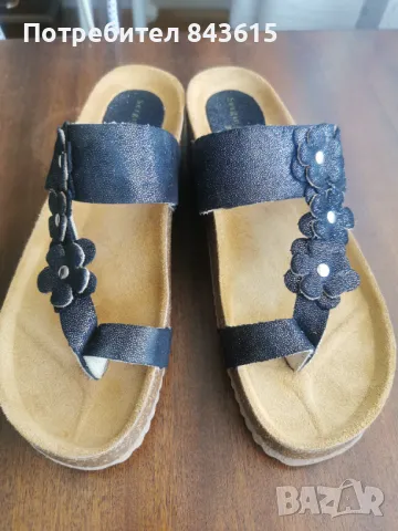 Дамски анатомични чехли обувани веднъж. , снимка 3 - Маратонки - 49984947