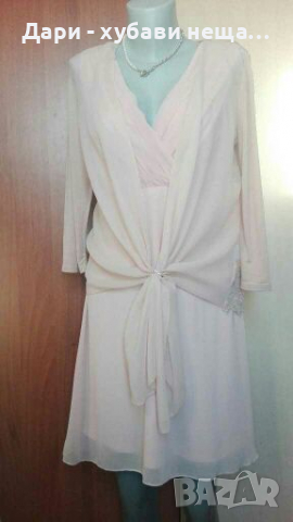 Нежна рокля на Vila, в розово🍀❤M,M/L❤🍀арт.4082, снимка 6 - Рокли - 36184138