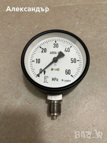 Продавам чисто нови общотехнически МАНОМЕТРИ различни видове ЕВТИНО!, снимка 4 - Резервни части за машини - 53203828