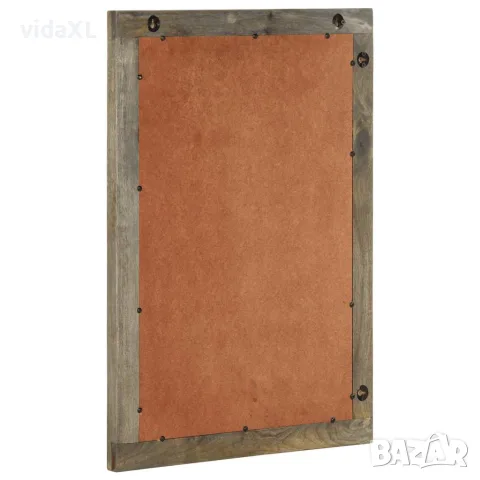 vidaXL Огледало за баня 50x2,5x70 cm Масивно дърво Манго, снимка 2 - Огледала - 56147531