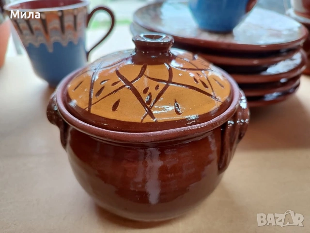 Глинени гювечи и гювечета , снимка 5 - Съдове за готвене - 52639157