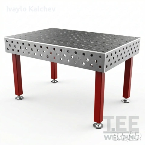 Заваръчна маса 1500×1000 мм (12 мм плот) | ЛИЗИНГ