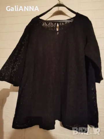 СТРАХОТНА ДАНТЕЛЕНА ТУНИКА 3XL-4XL, снимка 7 - Туники - 49732852