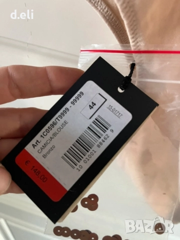 ETRO Original Size M-L / Patrizia Pepe Italy 🇮🇹 Size M 100% Коприна, снимка 15 - Ризи - 51816584